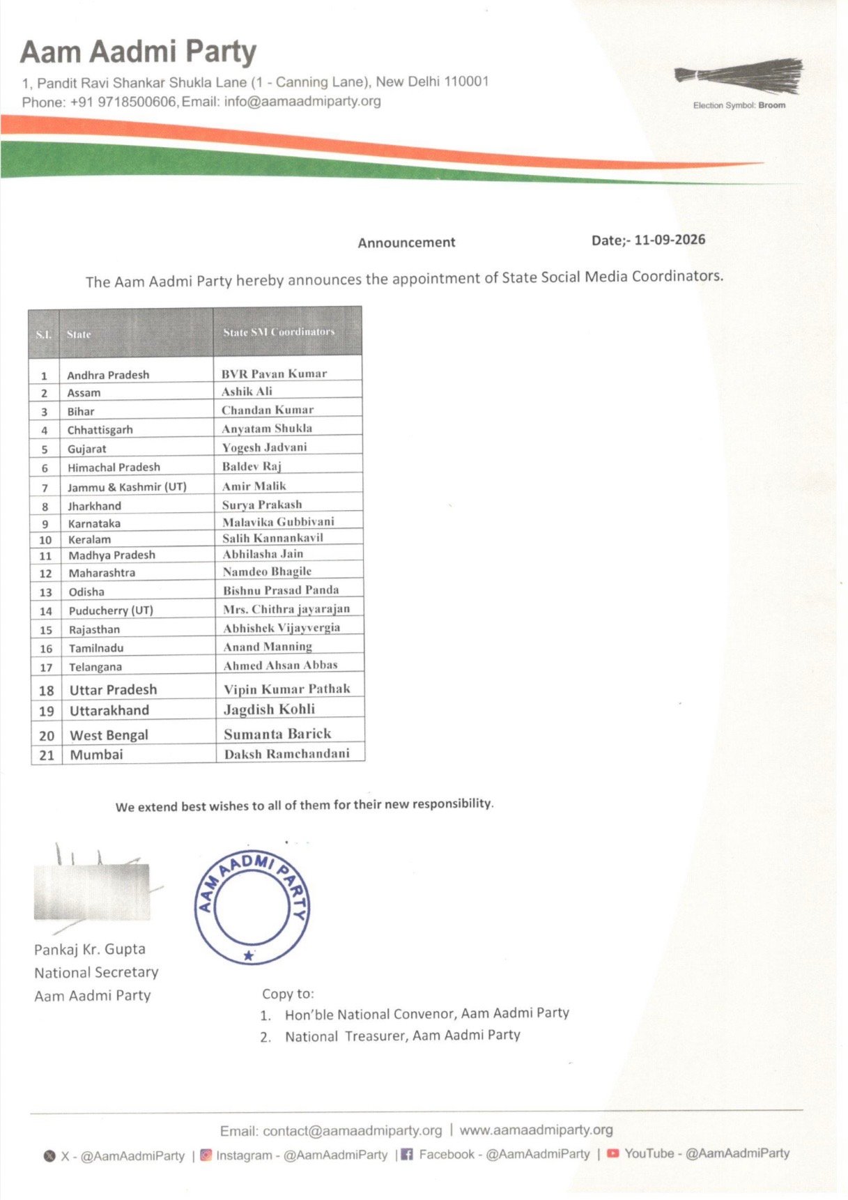 AAP Social Media Coordinator